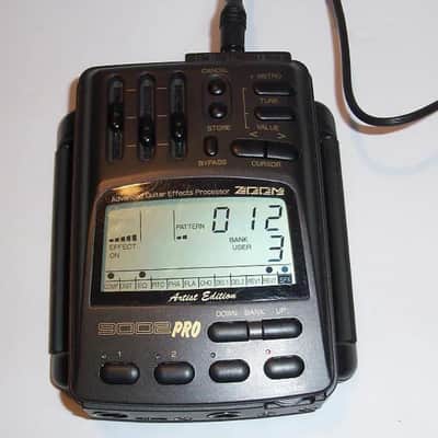Zoom 9002 Pro Artist Edition 1990s Electric Guitar Effects Processor. Power Supply & New Battery image 5