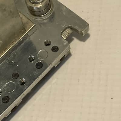 1980's Kramer Model Guitars Chrome Floyd Rose II Licensed Tremolo Guitar Bridge image 10