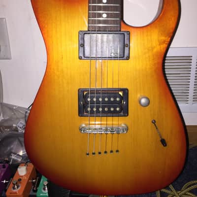 1988 Jackson USA "Dinky" Cherry Sunburst - String Thru Body - San Dimas - RARE Hardtail.!! image 2
