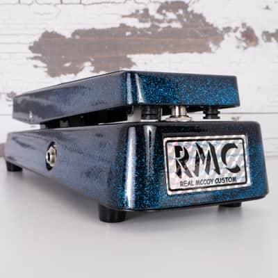 Real McCoy Custom RMC 4 Picture Wah  Blue Sparkle *Video* image 2