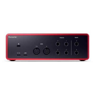 FOCUSRITE SCARLETT4-4I4 Scarlett G4 - Scarlett 4I4 4th Gen - 4 in / 4 out - USB-C image 5
