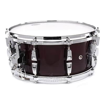 Yamaha Absolute Hybrid Maple Snare Drum 14x6 Classic Walnut image 2