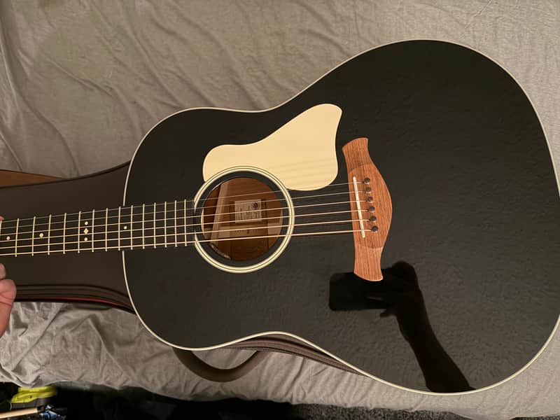 Taylor Gold Label 517e Grand Pacific Acoustic-Electric Guitar - Black top image 1