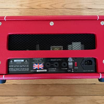 Hiwatt Hi-5 2-Channel 5-Watt Guitar Tube Amp Head 2019 - Present - RED image 3
