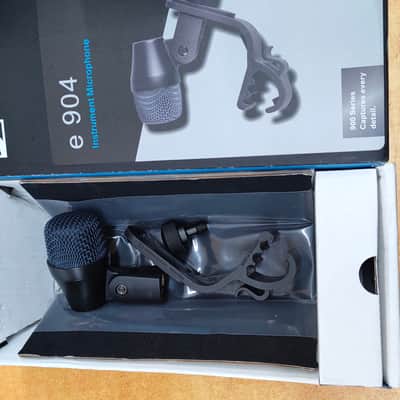 Sennheiser e904 Cardioid Dynamic Drum Microphone with Rim Clip 2004 - Present - Black image 1