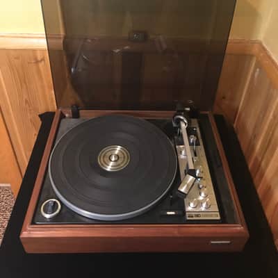 BSR McDonald 810 Transcription vintage wood base turntable record player phonograph with Audio Techn image 2