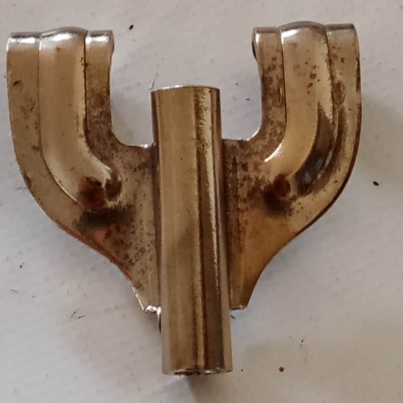 Rogers 40s-50s 1+ Claw Bass/Marching Snare Drum Tension T-Rod Nickel Vintage USA image 1