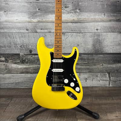 Fender Limited Edition American Ultra II Stratocaster HSS, Roasted Maple Fingerboard, Graffiti Yellow image 1