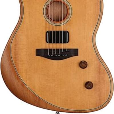 Fender Acoustasonic Standard Jazzmaster Electric Guitar. Aged Natural TGF33 image 4