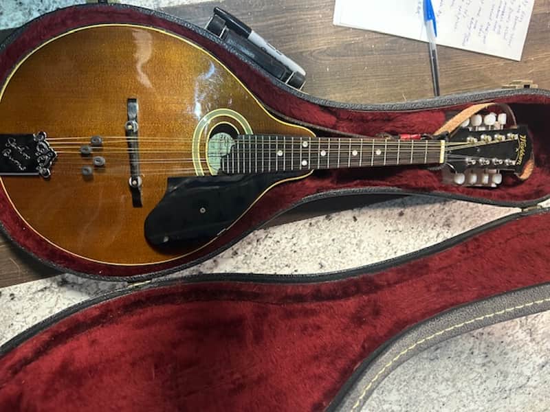 Washburn Jethro Burns M-3 SBR 1974 - Brown Sunburst image 1