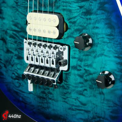 EVH Wolfgang WG Special QM with Baked Maple Neck Chlorine Burst image 6