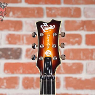 Wilson Bros VM110 The Ventures Model 3-Tone Sunburst 2005 w/Hardshell Case(Owned by Don Wilson of The Ventures) image 9