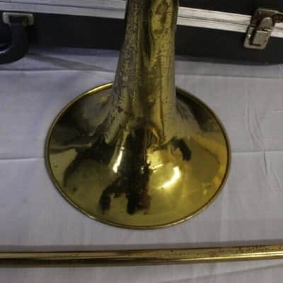 Blessing Scholastic Trombone with Case & Mouthpiece. Made in USA. Good condition image 13