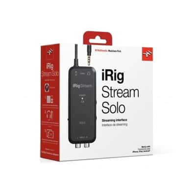 IK Multimedia iRig Stream Solo Ultracompact TRRS Audio Interface for iOS/Android image 1