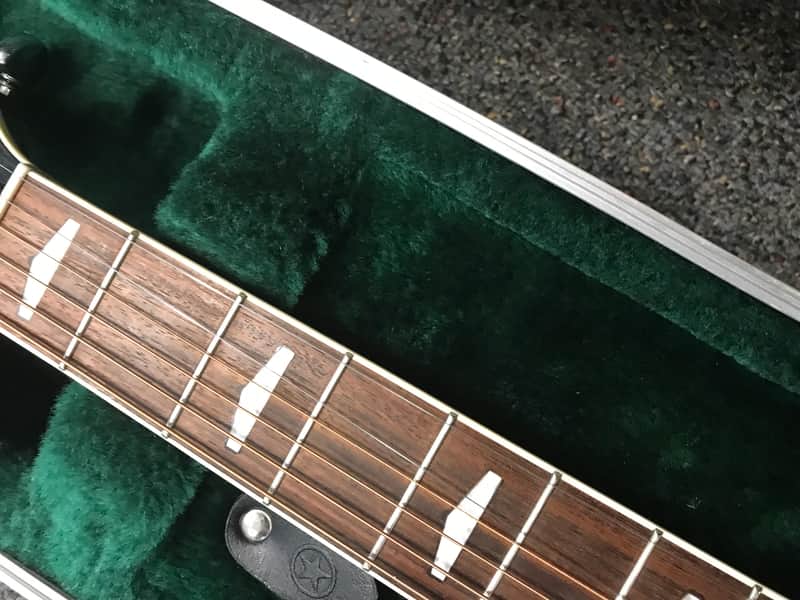 Yamaha FJ-645A rare jumbo body acoustic guitar made in Taiwan in
