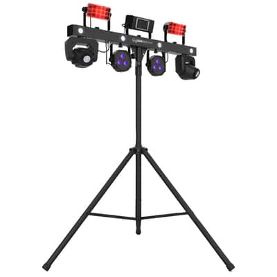 Chauvet DJ GigBAR Move + ILS RGBAW+UV DMX Effect Lighting System w Road Case image 6