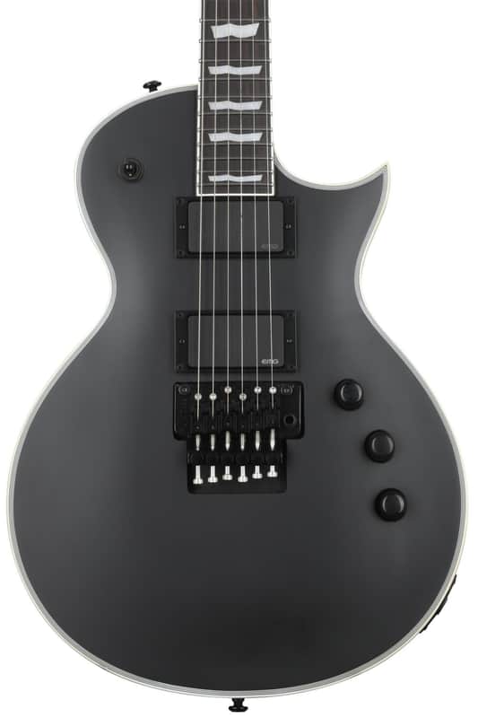 ESP LTD EC-1000FR Electric Guitar - Black Satin image 1