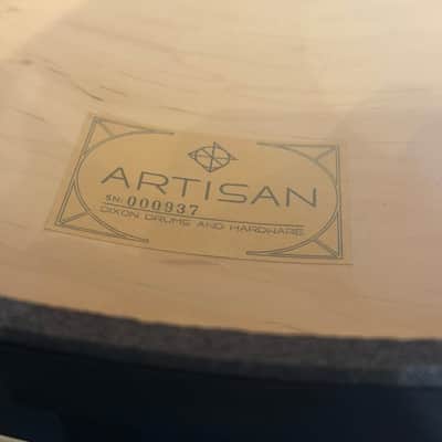 Dixon Artisan Maple Drum Kit Shell Set Blue Lagoon Gloss – North American Maple – 20/10/12/16 image 5