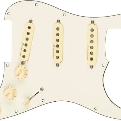 Fender 099-2344-509 Vintage Noiseless 11-Hole Stratocaster Pickguard Pre-Wired 2010s - Parchment image 1