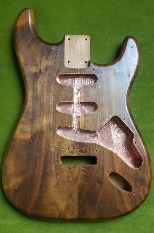 Walnut Stratocaster Body Finished image 1