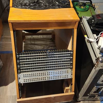 Oak Studio Desk with Racks/Patchbay/Monitor Bridge image 10