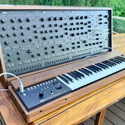 Korg PS-3300 49-Key 49-Voice Semi-Modular Polyphonic Synthesizer Reissue 2025 - Wood