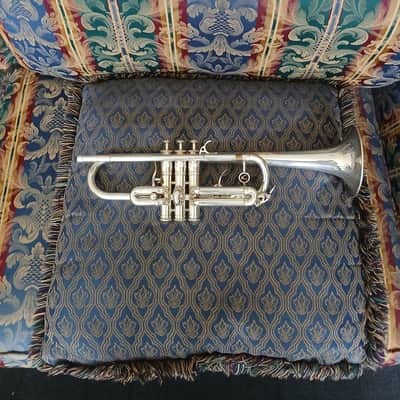 Beautiful Antoine Courtois Paris C Trumpet with Courtois Case and Courtois Mouthpiece image 1