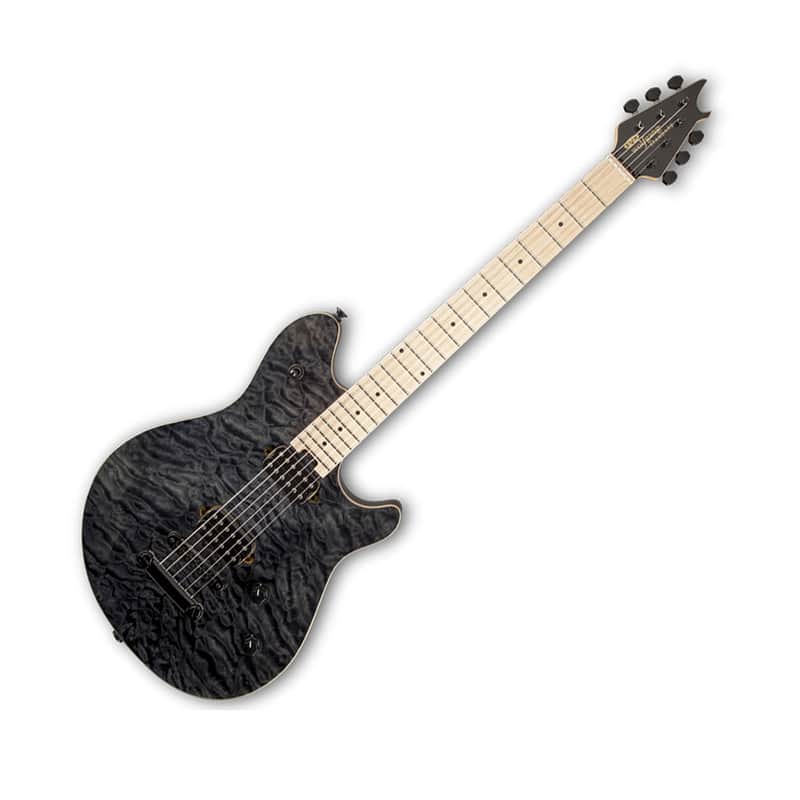 EVH WG-T Wolfgang Standard Quilt Hard Tail Black Transparent image 1