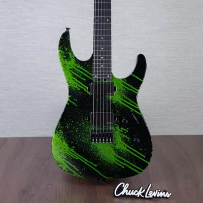 ESP USA M-II HT Electric Guitar - Alien Blood Splater - #US24803 image 1
