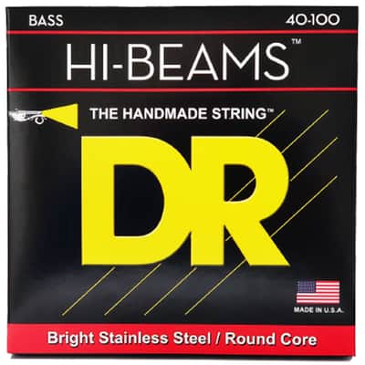 Hi Beam Nickel Plated bass guitar Light 40-100 DR Strings image 2