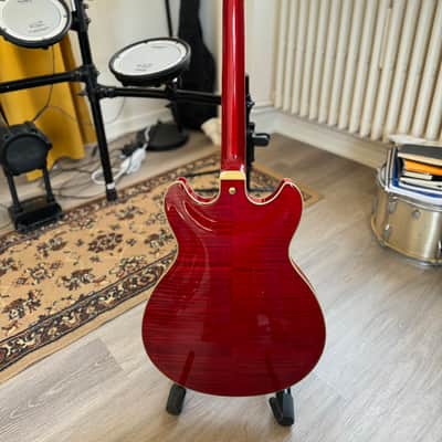 Ibanez AS93FM-TCD Artcore Expressionist 2018 Transparent Cherry Red image 5
