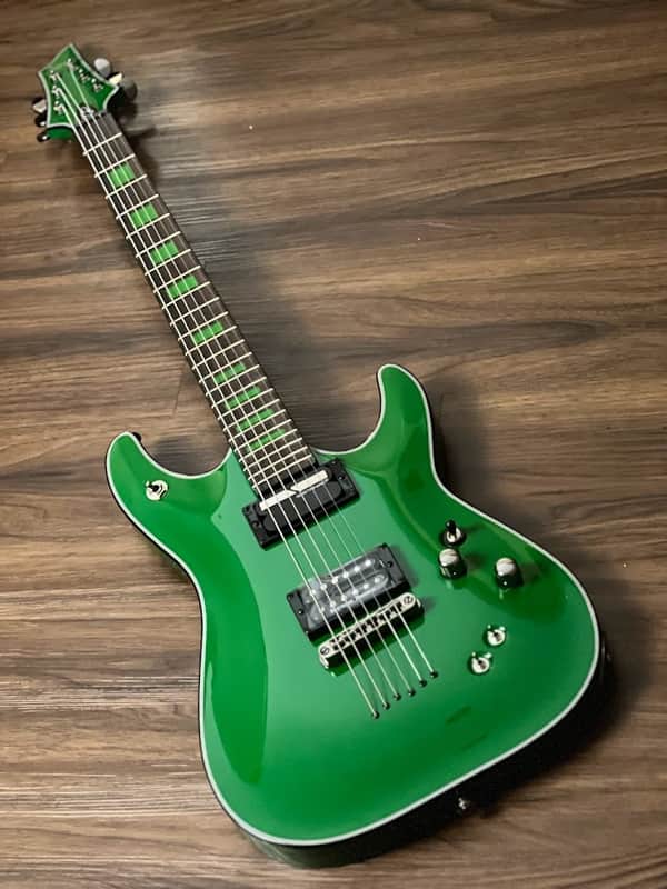 Schecter  Kenny Hickey C-1 EX S STGN in Steele Green image 1