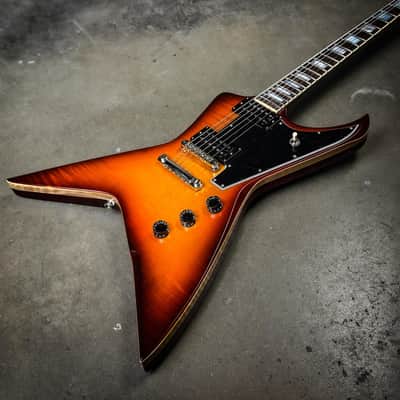 Evil Instruments (Claudio Sanchez) Presents: The Jackhammer (Made In USA In Partnership With Dunable Guitars) v2 Flame Top image 4