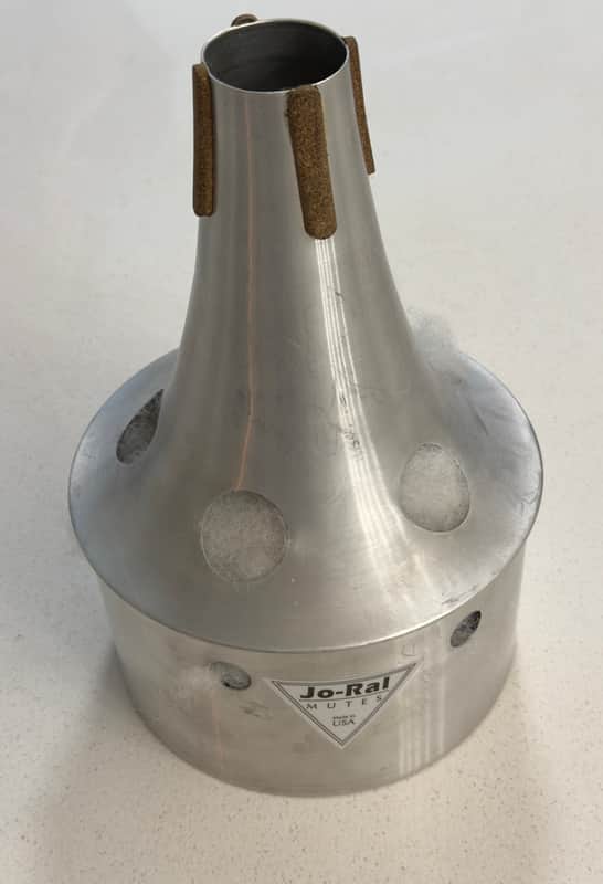 JoRal TRB8L All Aluminum Trombone Bucket Mute, Large Bell image 1