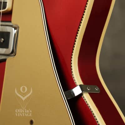 1966 Fender Coronado II Candy Apple Red with CHECKERBOARD BINDING!!! image 7