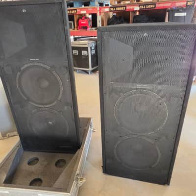 Renkus-Heinz 1990-2000 4 tops 2 subs with cases and amps included imagen 2