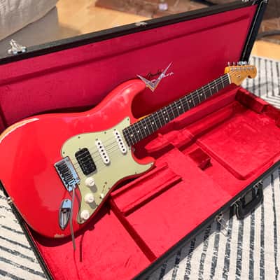Fender Custom Shop Stratocaster W25 Custom Deluxe Relic 2025 - Aged Festa Red image 1