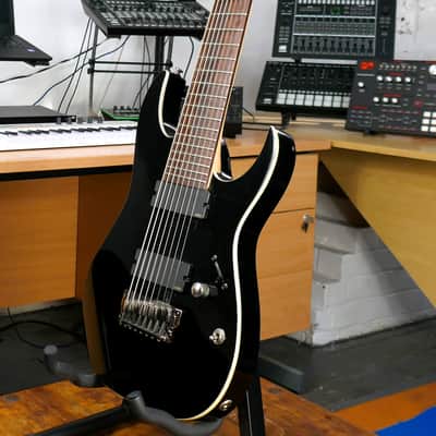 Ibanez RGIR28FE Iron Label 8 String Guitar Active EMG 808's 2013 w/ Hard case image 1