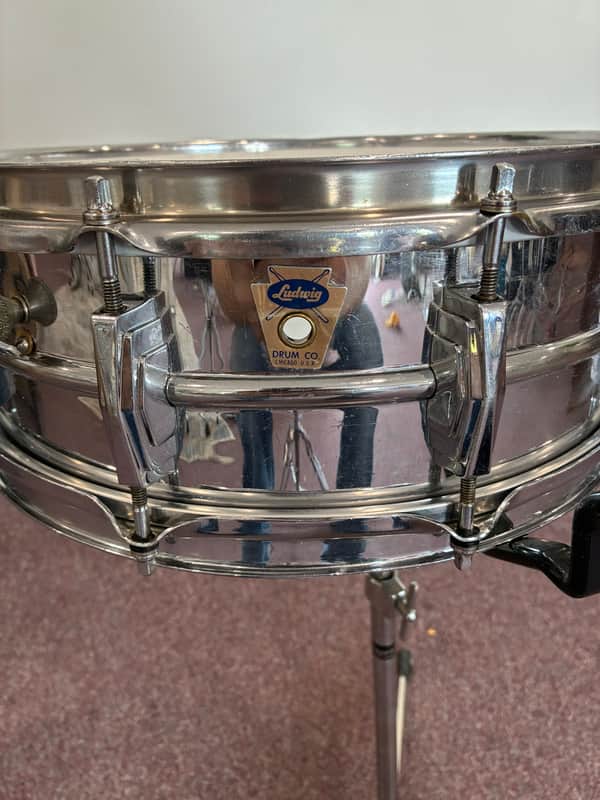 Ludwig Super Ludwig Pre-Serial 5.5x14" Snare Drum image 1