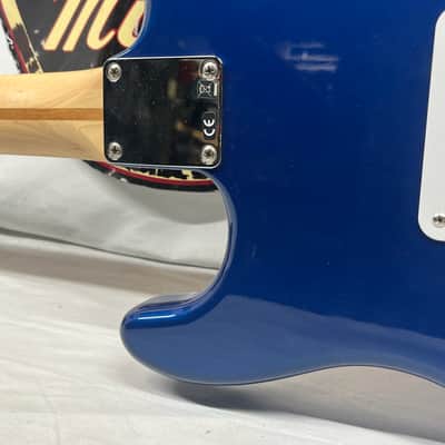 Fender Standard Stratocaster strat HSS Electric Guitar MIM - Made in Mexico- Electron Blue image 14