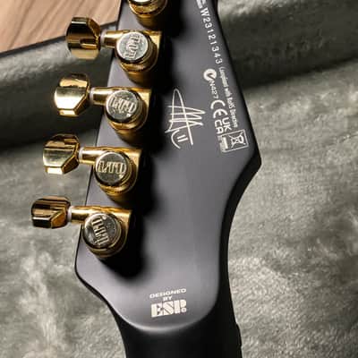 ESP LTD Alan Ashby AA-1 Solidbody in Black Satin W23121343 image 7