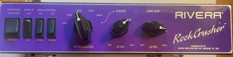 Rivera RockCrusher Power Attenuator and Load Box 2010s - Purple image 1