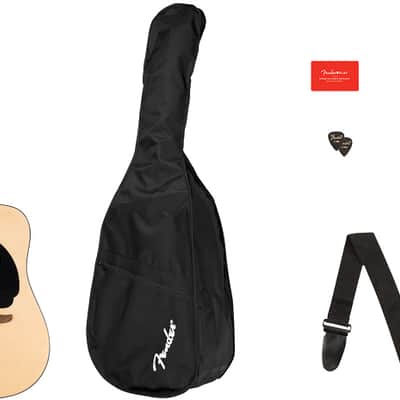 Fender California Standard Redondo Pack, Spruce Top, Black Pickguard, Natural image 1