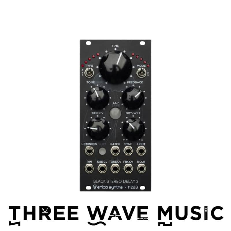 Erica Synths Black Stereo Delay 2 [Three Wave Music] image 1