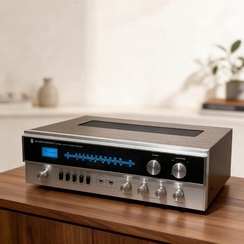 Sherwood S-7210A Rare Vintage Stereo Receiver Serviced Warranty Tested Hi-Fi image 1