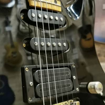 Samick YV-162 HSS '90s MIK - Gloss Black image 8