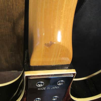 Vintage Greco 920 Double Cutaway Hollow Body With Chipboard Case image 12