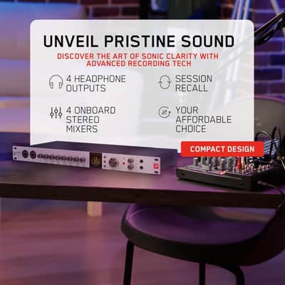 Discrete 8 Pro Synergy Core 26x32 Thunderbolt 3 Interface and USB 2.0 Audio Interface with Onboard Real-time Effects - Antelope Audio image 9