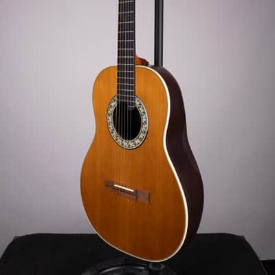 Vintage 1981 Ovation Model 1113 Classical Guitar - Natural - With Case image 5