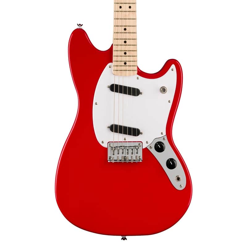 Squier Sonic Mustang - Torino Red with Maple Fingerboard & White Pickguard image 1